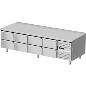 Podstawa chłodnicza z 8 szufladami, 0,3 kW, 8xGN 1/1, 2000x700x600 mm | STALGAST, 887146