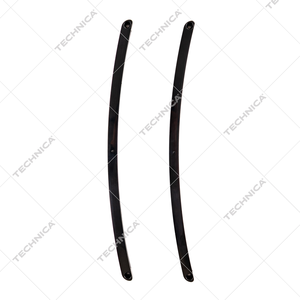 Rama dolna i górna do witryny chłodniczej 461286, czarna, plastikowa | TECHNICA, 461286/501