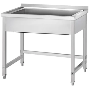 Stół z basenem jednokomorowym, 1000x600x850 mm | GREDIL, 671506