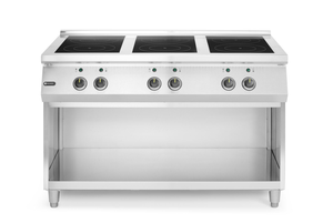 Kuchenka indukcyjna z 6 polami grzewczymi, 1200x700x890 mm, 25,5 kW | HENDI, 237397