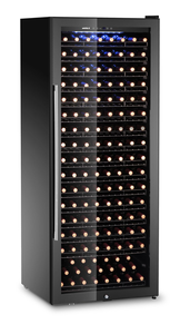 Lodówka do wina, 1-strefowa, 224 butelek, 542 l, 690x700x1833 mm, czarna | ARKTIC, 237144