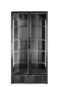 Szafa chłodnicza na napoje 2-drzwiowa, 384 l, 0,365 kW, 230 V, 900x530x1820 mm | ARKTIC, 237014