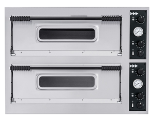 Piec do pizzy 2-komorowy, 12 kW, 400 V, 1000x844x745 mm | PRISMAFOOD, Basic XL 44