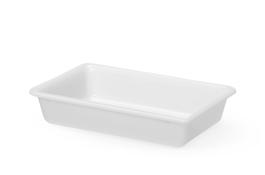 Płaski pojemnik do panierowania 3 l, 340x235x70 mm, biały | HENDI, 873410
