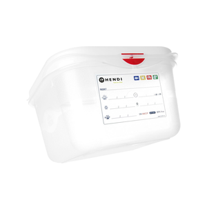 Pojemnik GN 1/6 100 mm z polipropylenu, 1,7 l | HENDI, 873168