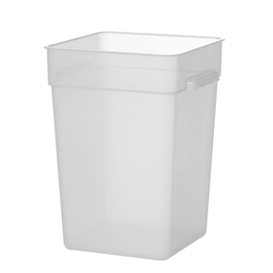 Pojemnik do przechowywania żywności z podziałką, 20,8 l, 290x290x400 mm | HENDI, 870969