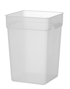 Pojemnik do przechowywania żywności z podziałką, 20,8 l, 290x290x400 mm | HENDI, 870969