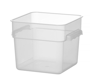 Pojemnik do przechowywania żywności z podziałką, 5,7 l, 235x235x180 mm | HENDI, 870921
