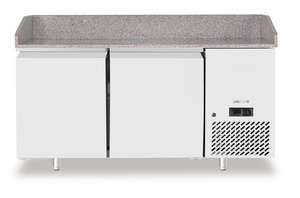 Stół chłodniczy do pizzy 2-drzwiowy, 250 l, 1510x800x875 mm, inox | ARKTIC, 220245