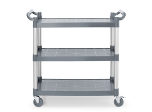 Wózek kelnerski 3-półkowy z polipropylenu 1010x500x960 mm | AMERBOX, 816264
