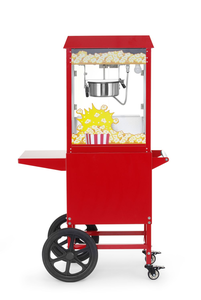 Urządzenie do popcornu z wózkiem, 1,155 kW, 940x510x1553 mm, czerwone | HENDI, 282830