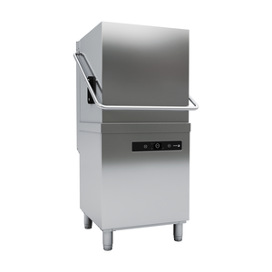 Zmywarka kapturowa z modułem odzysku ciepła, z wbudowanym zmiękczaczem, pompą spustową i dozownikiem detergentu, kosz 500x500 mm, 630x750x1480 mm, 14,25 kW | FAGOR, Concept Plus