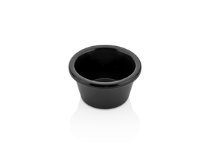 Kokilka z melaminy 0,06 l, czarna | KULSAN, Ramekin