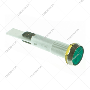 Lampka kontrolna śr. 10mm / 230V / zielona | GASTROPARTS, 346.882