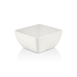 Misa kwadratowa z melaminy, 190x190x90 mm, 1,9 l, biała | KULSAN, Corona