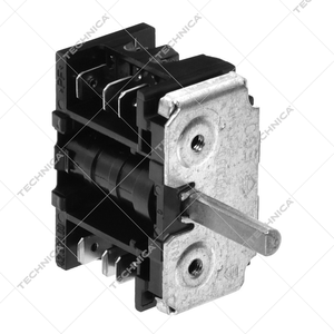 Przełącznik krzywkowy 2 pozycyjny sekwencja 0-1 / 16A / 2no / wej. 6x4,6mm / dł. mocowania 23mm / podł. męskie 6,3mm | GASTROPARTS, 301.115