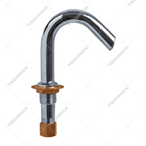 Rura wlewu wody 80 mm / śr. 16 mm / podł. 3/8" wylewka | GASTROPARTS, 542.006
