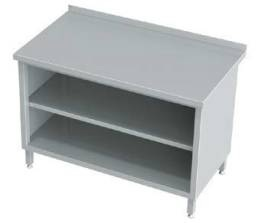 Stół przyścienny zabudowany 1300x600x850 mm | KOMAT, KST-021-130600