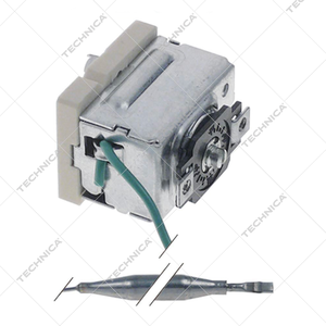Termostat regulacyjny 1-fazowy / 30-90°C / 6x102mm / dł. kapilary 1000mm | GASTROPARTS, 375.948