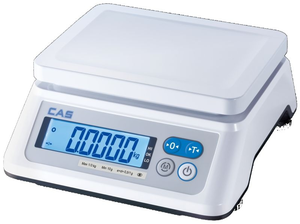 Waga sklepowa do 3 kg, z legalizacją, 256x285x123 mm | CAS, Swn