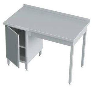 Stół przyścienny z szafką 1000x700x850 mm | KOMAT, KST-032-100700