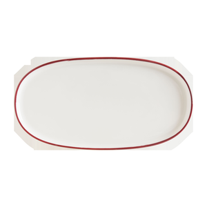 Półmisek owalny 250 mm | BONNA, Linea Burgundy