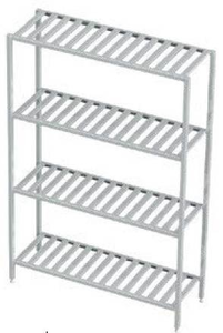 Regał gretingowy 700x400x1800 mm | KOMAT, KRT-315-700400