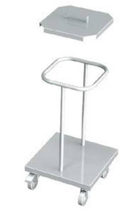 Stojak jezdny na worek na odpadki 350x350x800 mm | KOMAT, KKT-454-350350