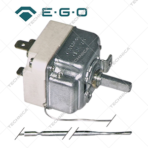 Termostat regulacyjny 1-fazowy / 50-280 °C / 3x228mm / dł. kapilary 1300mm | GASTROPARTS, 375.216