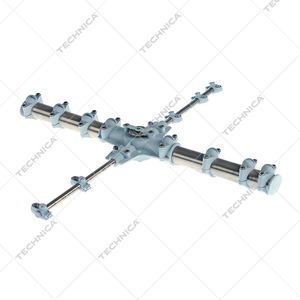 Ramię myjąco-płuczące górne|dolne dł. 480mm / 8 dysz myjących / 6 dysz płuczących / śr. mocowania 10mm-43mm | GASTROPARTS, 517.306