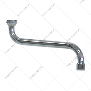 Wylewka S-kształtna śr. 18mm / dł. 250mm / wys. 115mm | GASTROPARTS, 540.031