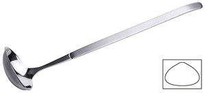 Chochla do dressingu, stal nierdzewna 18/10, jednoczęściowa, pojemność 0,03 l, 305 mm, inox | CONTACTO, 3374/310