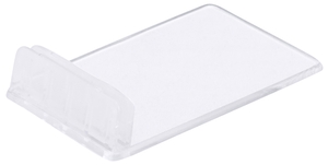 Stojak akrylowy na tablice, 10 sztuk, bez kartek, 40x10x60 mm | CONTACTO, 1061/040