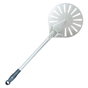 Perforowana łopata do pizzy, okrągła, 200x530 mm | TOMGAST, T-20P
