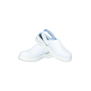 Obuwie ochronne z paskiem, unisex, rozmiar 39, białe | KARLOWSKY, Oxford