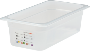 Pojemnik GN 1/3 100 mm z polipropylenu | CAMBRO, Safe Trak