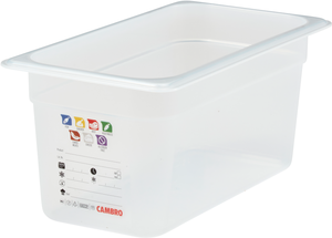Pojemnik GN 1/3 150 mm z polipropylenu | CAMBRO, Safe Trak