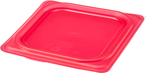 Pokrywka do pojemników GN 1/6 z polipropylenu, czerwona | CAMBRO, Safe Trak
