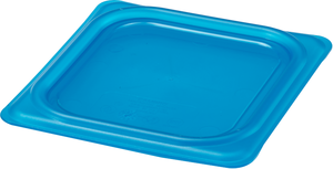 Pokrywka do pojemników GN 1/6 z polipropylenu, niebieska | CAMBRO, Safe Trak