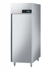 Szafa chłodnicza, 1-drzwiowa, prawy zawias, ze stali nierdzewnej, własne chłodzenie, GN 2/1, 515 l, 0,28 kW, 695x830x2020 mm | RILLING, Linia 690 Plus