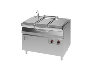Patelnia elektryczna, automatyczny przechył misy, 120 l, 16,8 kW, 400 V, 1200x900x900 mm | KROMET, 000.PE-07x