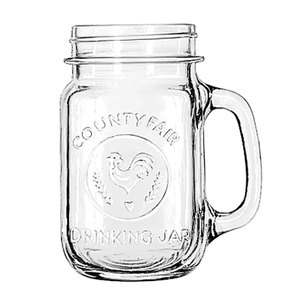 Słoik do napojów z uchwytem 0,488 l, 90x135 mm | LIBBEY, Drinking Jar