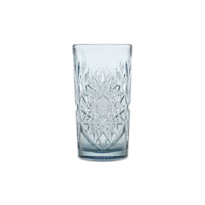 Szklanka wysoka, niebieska 0,473 l, 85x160 mm | LIBBEY, Hobstar