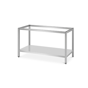 Stół centralny z półką, ze stali nierdzewnej, 1200x600x850(900) mm | RILLING, TZ 0612U 0000