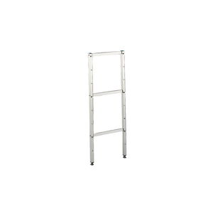 Podpora aluminiowa do regału modułowego, 3-poziomowa, 1300x600 mm | ASBER, PB-63-G