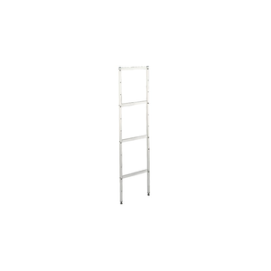 Podpora aluminiowa do regału modułowego, 4-poziomowa, 1750x400 mm | ASBER, P-44-G