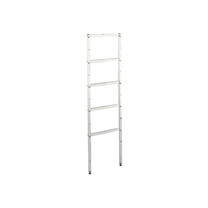 Podpora aluminiowa do regału modułowego, 5-poziomowa, 1750x600 mm | ASBER, P-65-G