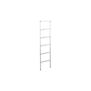 Podpora aluminiowa do regału modułowego, 6-poziomowa, 2000x500 mm | ASBER, PA-56-G