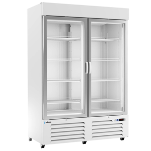 Szafa mroźnicza przeszklona, 2-drzwiowa, 1012 l, 1,1 kW, 1376x740x2115 mm | ASBER, ACE-952-C HC BL