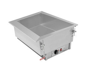 Wanna bemarowa wodna jednokomorowa, 1x GN 1/1, 0,8 kW, 465x610x304 mm | ASBER, DBM-111